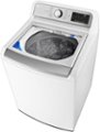 LG - 5.5 Cu. Ft. High-Efficiency Smart Top Load Washer with Steam and TurboWash3D Technology - White