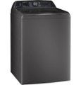 GE Profile - 5.4 Cu Ft High Efficiency Smart Top Load Washer with Smarter Wash Technology, Easier Reach & Direct Drive Motor - Diamond Gray