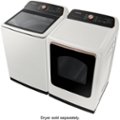 Samsung - 5.5 Cu. Ft. High-Efficiency Smart Top Load Washer with Auto Dispense System - Ivory